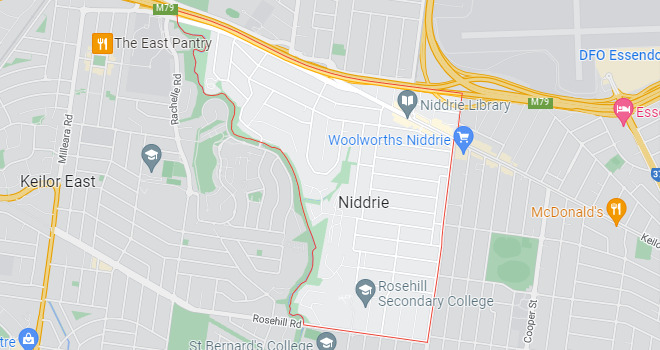 Niddrie map area