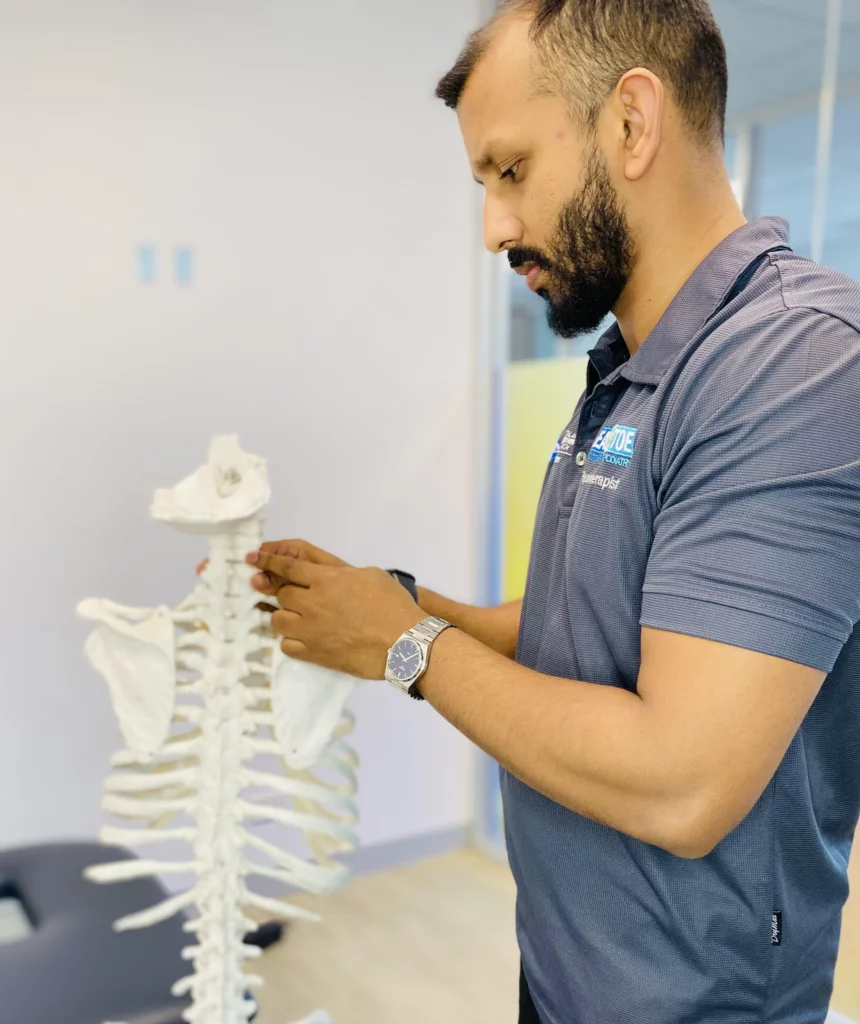 Physiotherapy of the neck