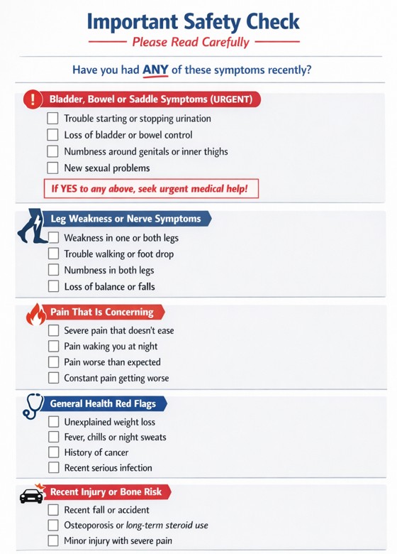 Important Safety Check