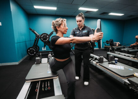 cliniucal pilates for lower back pain and upper body strength with physio