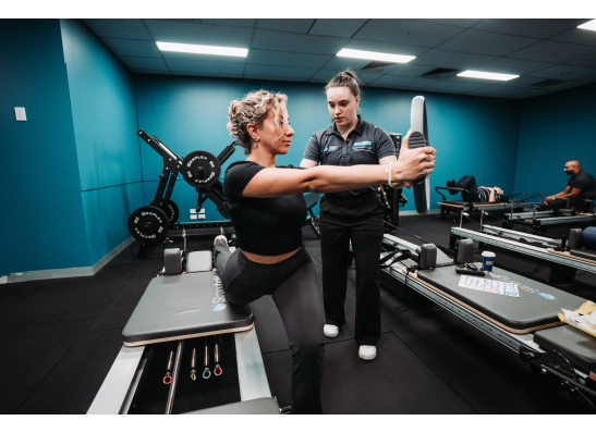 clinical pilates for lower back pain with physio